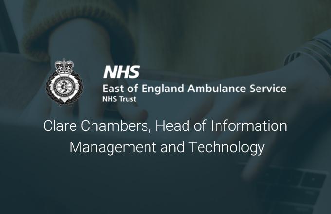 NHS logo - East of England ambulance service
