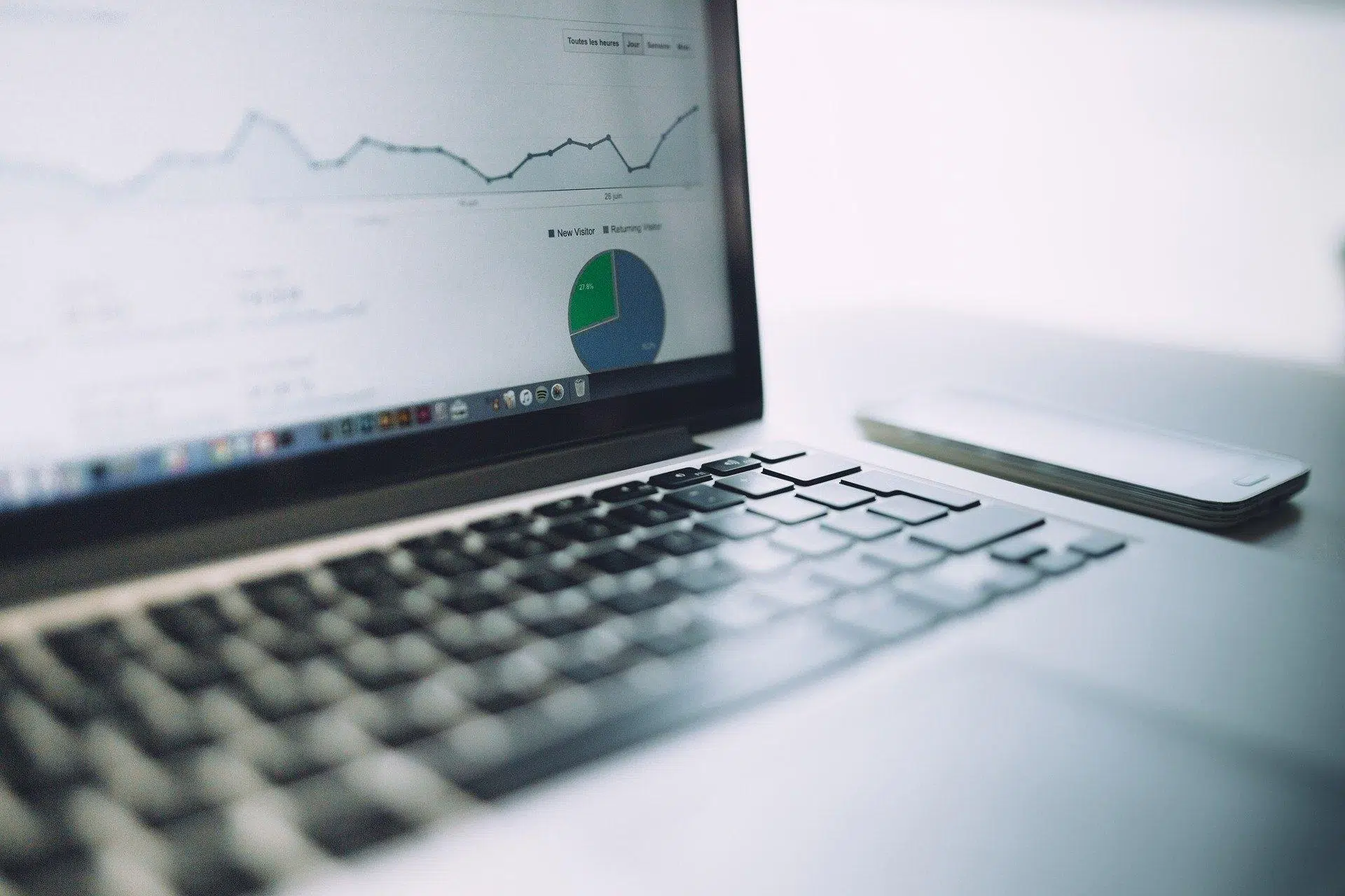 close up of laptop