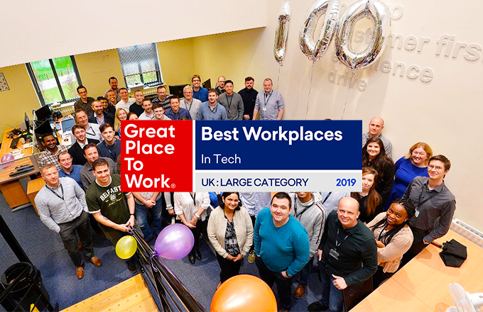 Version 1 named as one of the UK’s Best Workplaces in Tech - Version 1