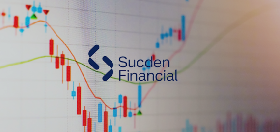 This image is the contains the Sucden Financial logo overlayed on a stock market graph.