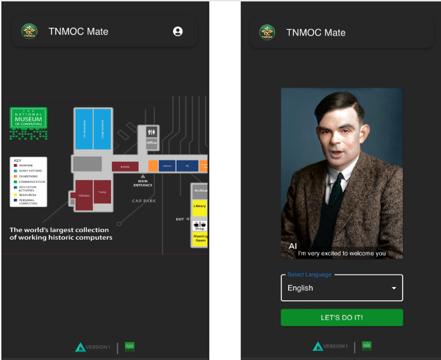 screenshot of TNMOC app