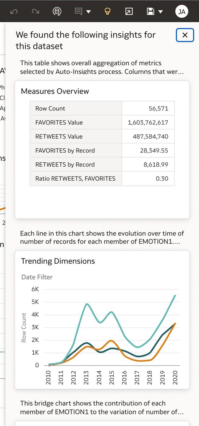 Oracle Analytics Auto Insights Image 5