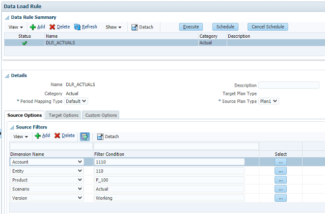 Create Data Load Rule