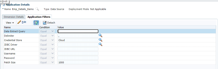 Data Extract Query