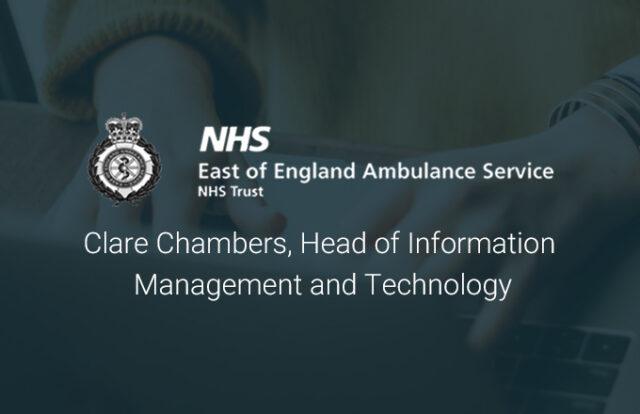 NHS logo - East of England ambulance service
