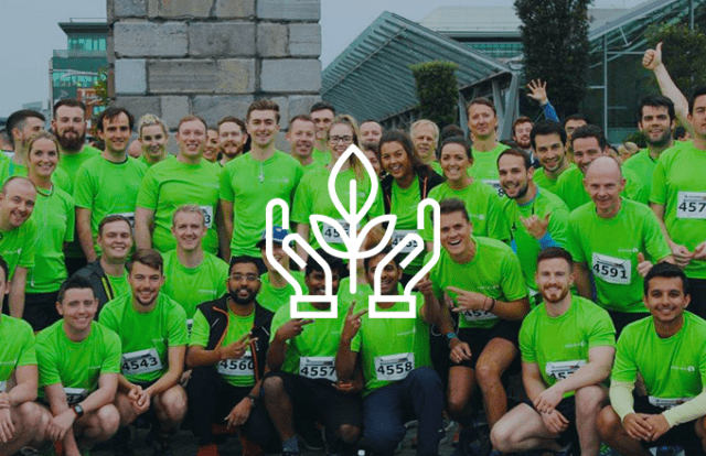 a team of runners