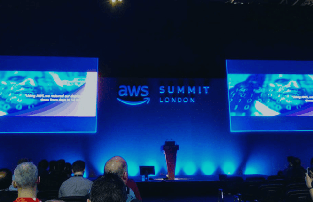AWS summit stage