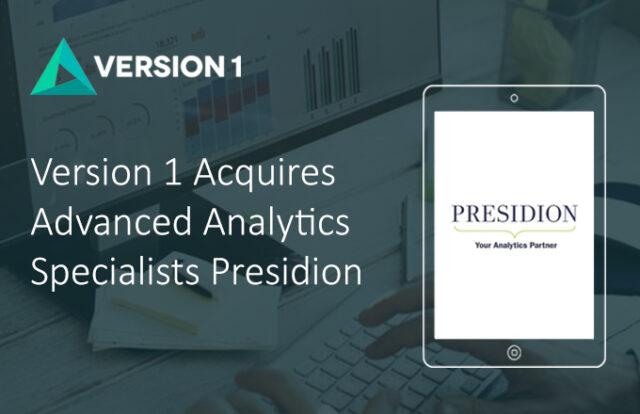 Version 1 and Presidion logos