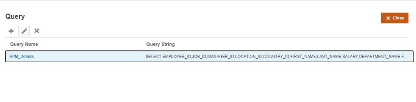 Query Name Details