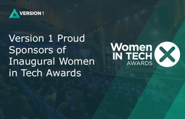 Version 1 Women in Tech awards graphic