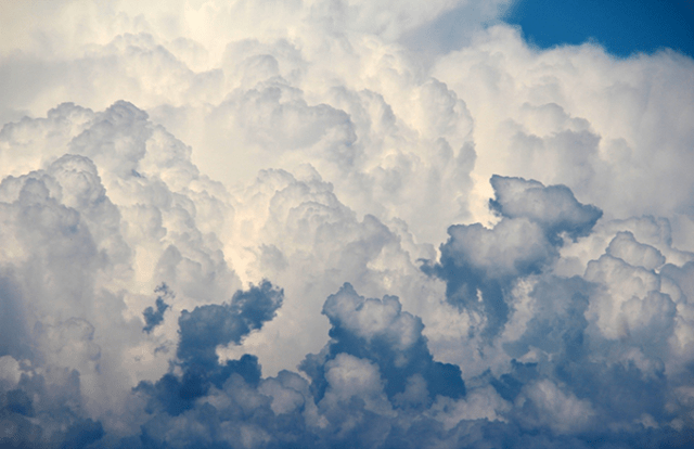 clouds in the sky