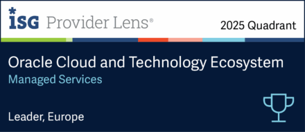 Leaders in Europe for Oracle Cloud and Technology Ecosystem Provider Lens - Managed services