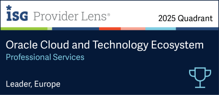 Oracle cloud tech ecosystem ISG 2025 - professional services