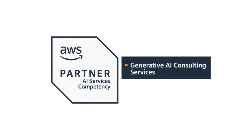 AWS AI Badge Partner AI services Competency. Generative AI Consulting Services