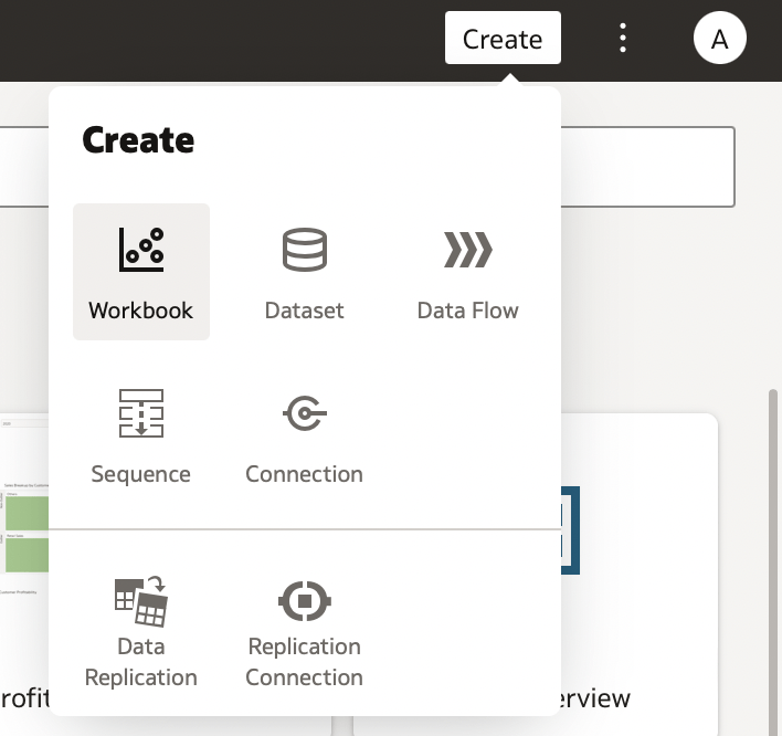 Oracle Analytics workbook