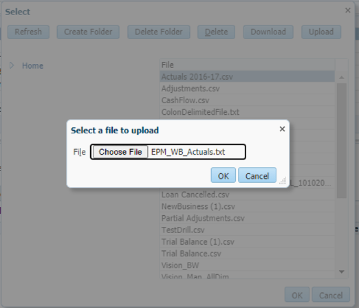 Select a File to Upload