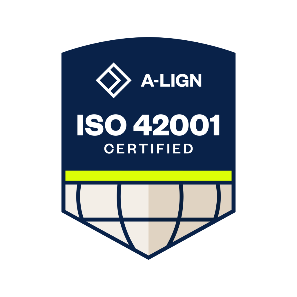 ISO 42001 certified logo